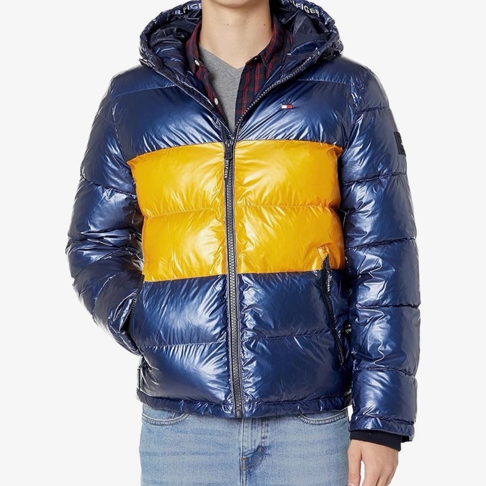 Tommy Hilfiger Mens Hooded Puffer Jacket